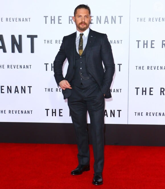 Tom Hardy à la première de 'The Revenant' au théâtre TCL Chinese à Hollywood, le 16 décembre 2015