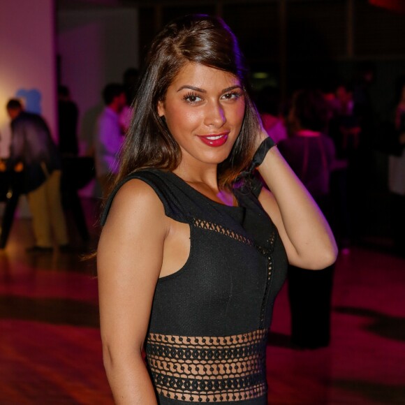 Ayem Nour - Soirée du concours "Orange Jeunes Designers" au Carreau du Temple à Paris, le 4 juin 2015.