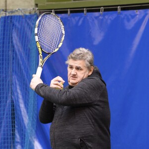 Pierre Menes au tennis club de Paris pour l'association "Enfant, Star & Match", le 11 avril 2016. © Coadic Guirec/Bestimage