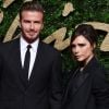 David Beckham et sa femme Victoria Beckham au British Fashion Awards 2015 à Londres, le 23 novembre 2015