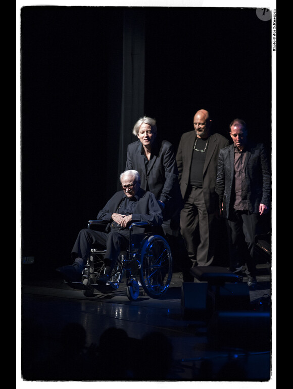 Le regretté Toots Thielemans et son groupe European Quartet : Karel Boehlee, Hein van de Geyn et Hans van Oosterhout au Center Culturel Hasselt, en Belgique, le 20 mai 2012