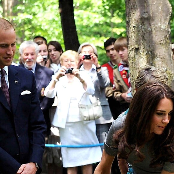 Le duc et la duchesse de Cambridge à Ottawa lors de leur tournée royale au Canada le 2 juillet 2011.