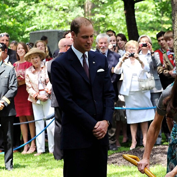 Le duc et la duchesse de Cambridge à Ottawa lors de leur tournée royale au Canada le 2 juillet 2011.