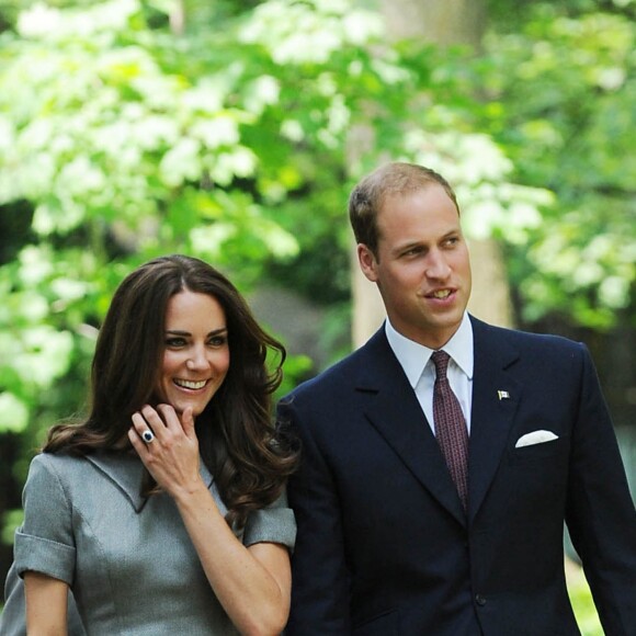 Le duc et la duchesse de Cambridge à Ottawa lors de leur tournée royale au Canada le 2 juillet 2011.