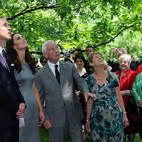 Le duc et la duchesse de Cambridge à Ottawa lors de leur tournée royale au Canada le 2 juillet 2011.