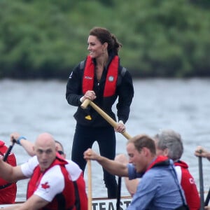 Le duc et la duchesse de Cambridge dans la région de l'île du Prince Edward lors de leur tournée royale au Canada le 4 juillet 2011.