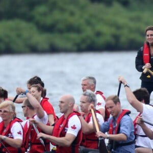 Le duc et la duchesse de Cambridge dans la région de l'île du Prince Edward lors de leur tournée royale au Canada le 4 juillet 2011.