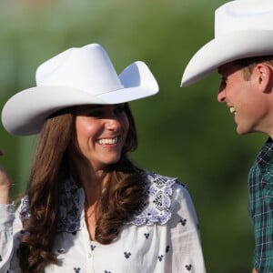 Le duc et la duchesse de Cambridge à Calgary lors de leur tournée royale au Canada le 7 juillet 2011.