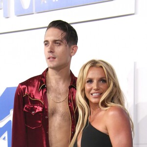 Britney Spears et G-Eazy à la soirée des MTV Video Music Awards 2016 à Madison Square Garden à New York, le 28 août 2016