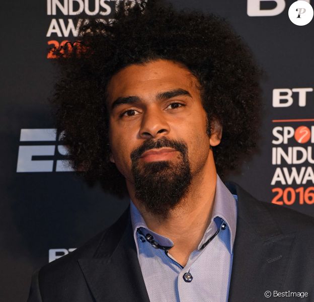 David Haye - People à la soirée "BT Sport Industry Awards" à Londres. Le 28 avril 2016.