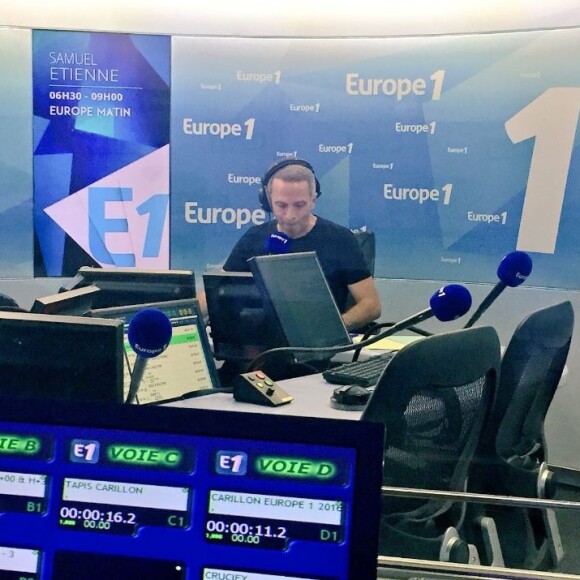 Samuel Etienne à Europe 1 le 22 août 2016.