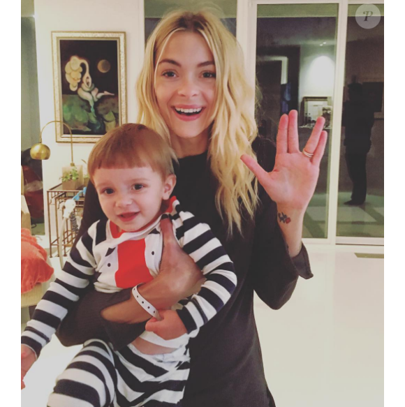 Jaime King a publié une photo d'elle avec son fils Leo Thames, sur sa page Instagram au mois d'août 2016