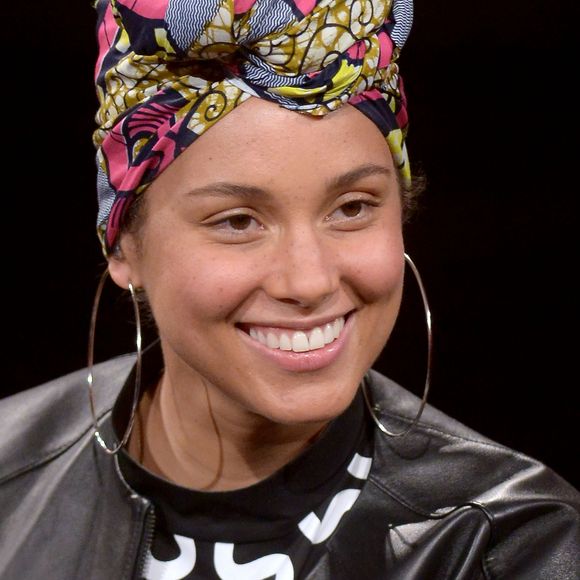 Alicia Keys sur le plateau de l'émission TV "Che tempo che fa" à Milan. Le 12 juin 2016