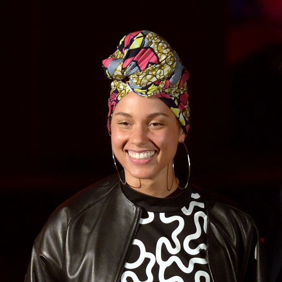 Alicia Keys sur le plateau de l'émission TV "Che tempo che fa" à Milan. Le 12 juin 2016