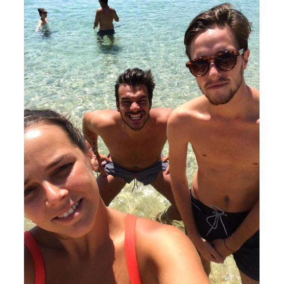 Pauline Ducruet au dernier jour de ses vacances à Mykonos mi-août 2016, photo Instagram.