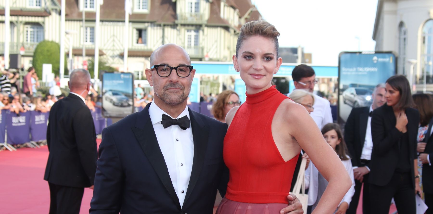 Christa Theret Et Sa Compagne Audrey Stanley Tucci et sa femme:Du diable s'habille en Prada aux planches de  Deauville - Purepeople