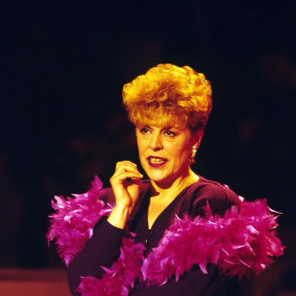 Sylvie Joly sur scène en 1989