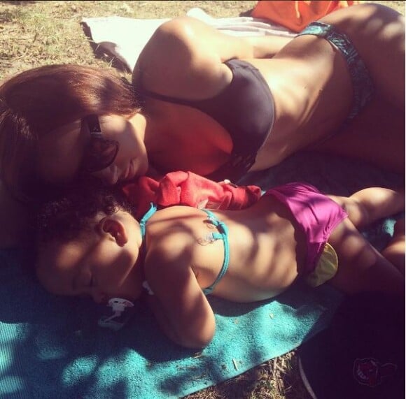 Samantha Jacquelinet et sa fille Peyton sur Instagram, septembre 2016