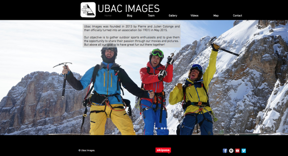 Pierre Colonge (à droite) a trouvé la mort à 20 ans le 4 septembre 2016 lors d'une randonnée à ski "dans le ciel chilien", première étape du projet "Le Monde à Ski" qu'il menait avec son frère Julien Colonge. Capture d'écran du site d'Ubac Images, la société des deux frères haut-savoyards consacrée à leur passion.