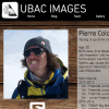 Pierre Colonge (page bio sur le site d'Ubac Images) a trouvé la mort à 20 ans le 4 septembre 2016 lors d'une randonnée à ski "dans le ciel chilien", première étape du projet "Le Monde à Ski" qu'il menait avec son frère Julien Colonge. Capture d'écran du site d'Ubac Images, la société des deux frères haut-savoyards consacrée à leur passion.