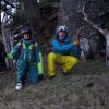 Pierre Colonge (avec son frère Julien "en pause trappeur à la Laguna Blanca" en août 2016) a trouvé la mort à 20 ans le 4 septembre 2016 lors d'une randonnée à ski "dans le ciel chilien", première étape du projet "Le Monde à Ski" qu'il menait avec son frère Julien Colonge. Photo Facebook de la page d'Ubac Images, la société des deux frères hautsavoyards consacrée à leur passion.