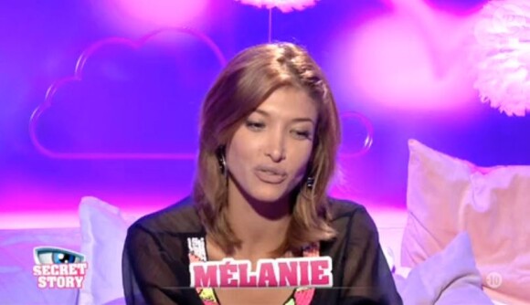 Mélanie - "Secret Story 10", sur NT1. Le 7 septembre 2016.