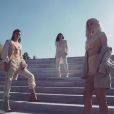 Photo de Kendall, Kylie Jenner et Kim Kardashian publiée le 7 septembre 2016.