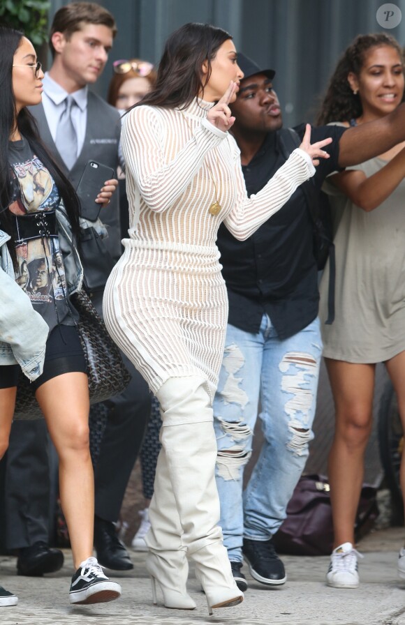 Kim Kardashian à New York, le 7 septembre 2016.