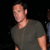 Ryan Lochte et sa compagne Kayla Rae Reid ont passé la soirée au The Nice Guy restaurant à West Hollywood, le 31 août 2016.
