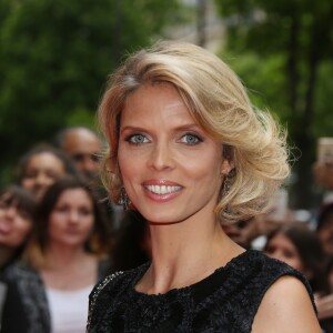 Sylvie Tellier - Arrivées des célébrités à la 7ème Édition du Global Gift Gala au Four Seasons Hotel George V à Paris le 9 mai 2016 © Denis Guignebourg / Bestimage