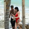 Exclusif - Anniversaire très sexy pour Kylie Jenner aux Bahamas le 12 août 2016. Kylie Jenner a soufflé les bougies de ses 19 ans le 10 août 2016.