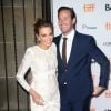 Armie Hammer et sa femme Elizabeth Chambers à la première de 'Free Fire' lors du Festival International de Toronto au Canada, le 8 septembre 2016