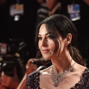 Monica Bellucci lors de la première de On the Milky Road d'Emir Kusturica en clôture de la 73e Mostra de Venise, le 9 septembre 2016.