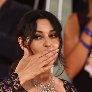 Monica Bellucci lors de la première de On the Milky Road d'Emir Kusturica en clôture de la 73e Mostra de Venise, le 9 septembre 2016.