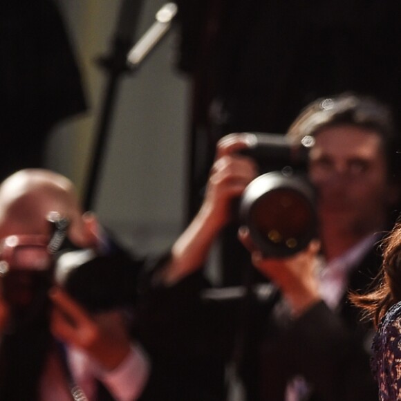 Monica Bellucci lors de la première de On the Milky Road d'Emir Kusturica en clôture de la 73e Mostra de Venise, le 9 septembre 2016.