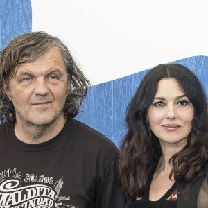 Emir Kusturica et Monica Bellucci lors du photocall du film On The Milky Road lors de la 73e Mostra de Venise le 9 septembre 2016.