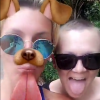 Amélie Neten en Thaïlande, sur Snapchat, juillet 2016