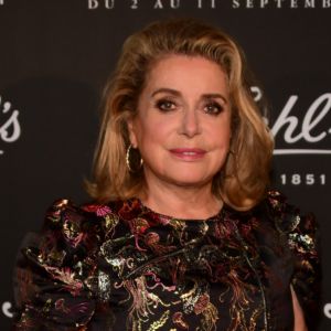 Catherine Deneuve au Kiehl's Club lors du 42ème Festival du Cinéma Américain de Deauville.