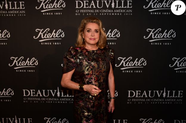 Catherine Deneuve au Kiehl's Club lors du 42ème Festival du Cinéma Américain de Deauville.