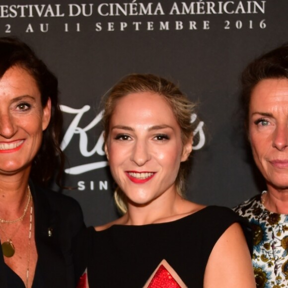 Anne-Gaëlle Kerdranvat (Directrice Générale Kiehl's France), Marilou Berry et Nathalie Debras (Directrice de la communication L'Oréal Luxe France) au Kiehl's Club lors du 42ème Festival du Cinéma Américain de Deauville.