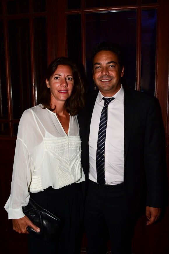 Patrick Cohen et son épouse au Kiehl's Club lors du 42ème Festival du Cinéma Américain de Deauville.