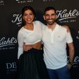  Keihron et sa compagne Leila Boumedjane  au Kiehl's Club lors du 42ème Festival du Cinéma Américain de Deauville.