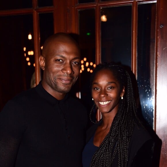 Harry Roselmack et sa compagne au Kiehl's Club lors du 42ème Festival du Cinéma Américain de Deauville.