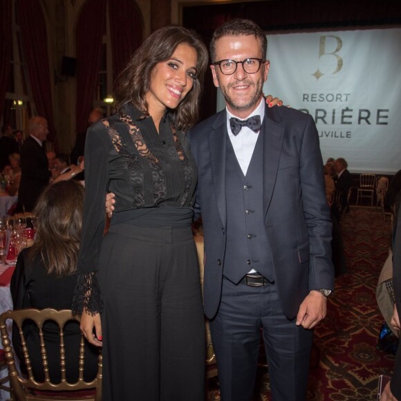 Laurie Cholewa et Tamim El Mili (Directeur Général L'Oréal Luxe France) au Kiehl's Club lors du 42ème Festival du Cinéma Américain de Deauville.