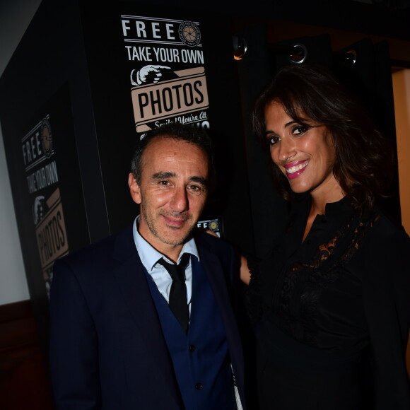 Elie Semoun et Laurie Cholewa au Kiehl's Club lors du 42ème Festival du Cinéma Américain de Deauville.