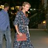 Taylor Swift arrive à l'appartement de Gigi Hadid, le 12 septembre 2016