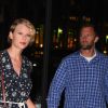 Taylor Swift arrive à l'appartement de Gigi Hadid, le 12 septembre 2016
