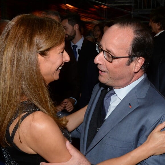 Exclusif - Anne Gravoin et François Hollande - Représentation de "La Bohème" à l'Hôtel des Invalides dans le cadre du festival Opéra en Plein Air à Paris le 10 septembre 2016. © Rachid Bellak/Bestimage