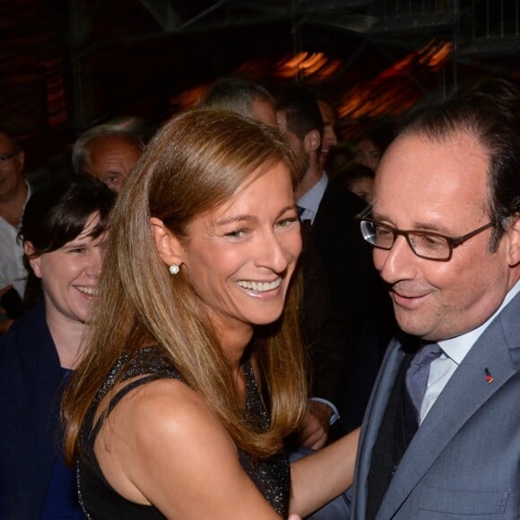 Exclusif - Anne Gravoin et François Hollande - Exclusif - Laurence Ferrari et François Hollande - Représentation de "La Bohème" à l'Hôtel des Invalides dans le cadre du festival Opéra en Plein Air à Paris le 10 septembre 2016. © Rachid Bellak/Bestimage