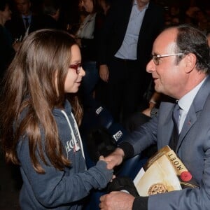 Exclusif - François Hollande - Représentation de "La Bohème" à l'Hôtel des Invalides dans le cadre du festival Opéra en Plein Air à Paris le 10 septembre 2016. © Rachid Bellak/Bestimage